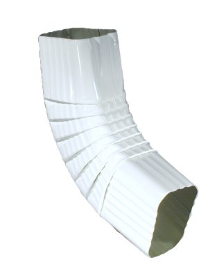 Elbow-B 2″ X 3″ Square White - Side bend